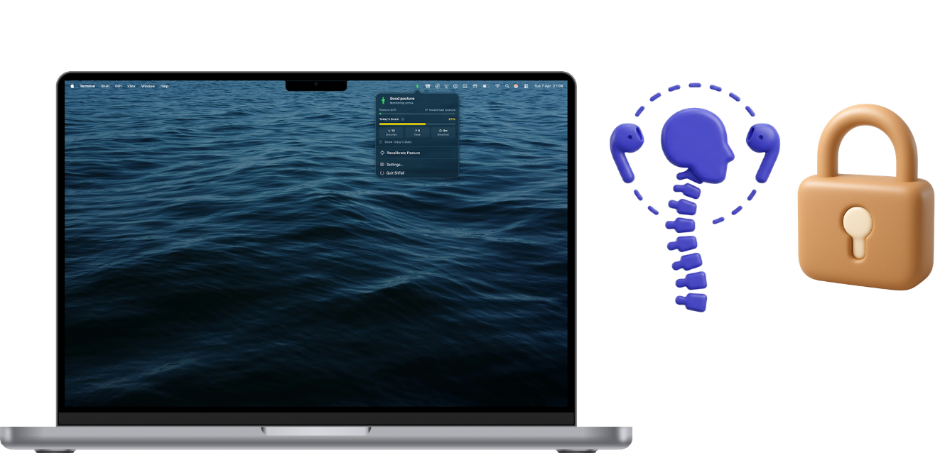 SitTall - Fix Your Posture privacy screenshot